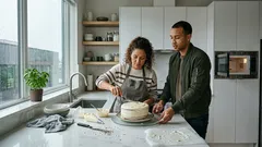 The Microwave Turntable Trick for Smoother, More Even Cake Frosting