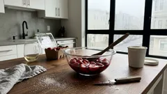 How to Make Wine-Soaked Strawberries With Their Own Glossy Syrup